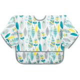 Bumkins Waterproof Sleeved Bib - Feathers