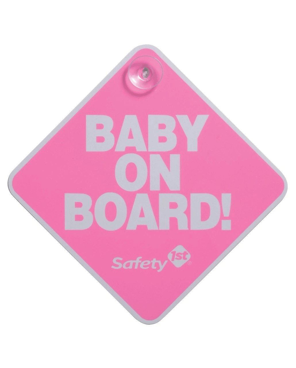 Safety 1st Baby on Board Sign - pink