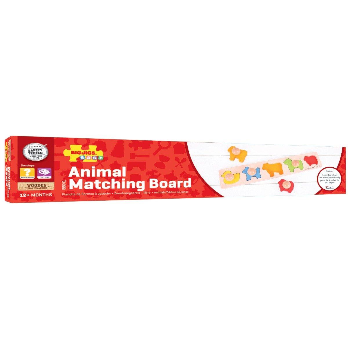 Bigjigs Toys Animal Matching Board