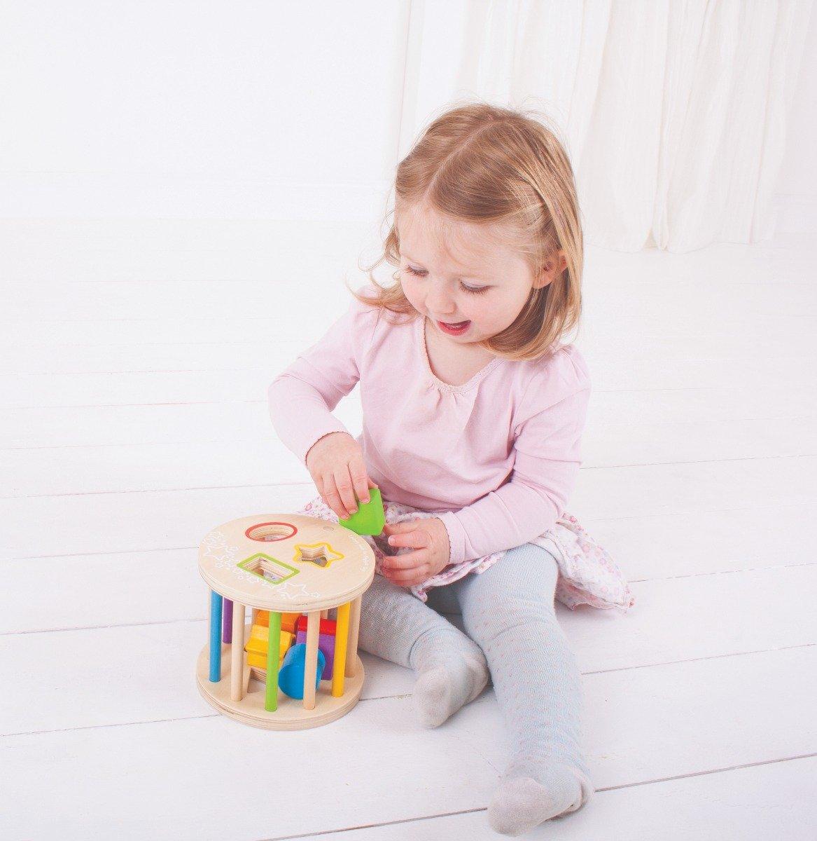 Bigjigs Toys First Rolling Shape Sorter