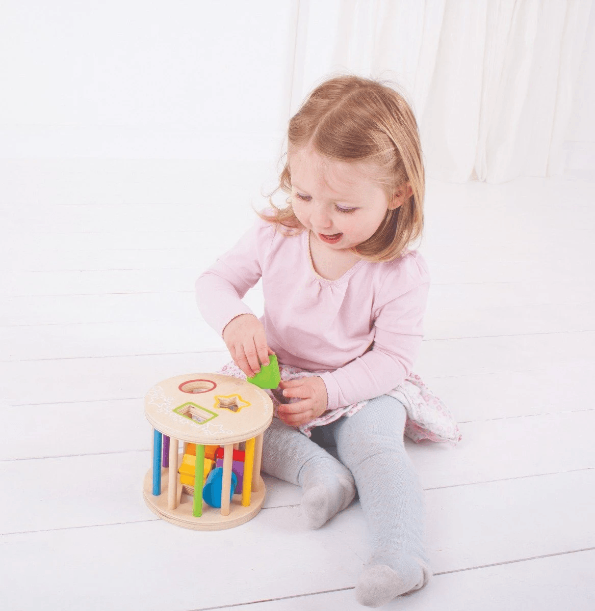 Bigjigs Toys First Rolling Shape Sorter