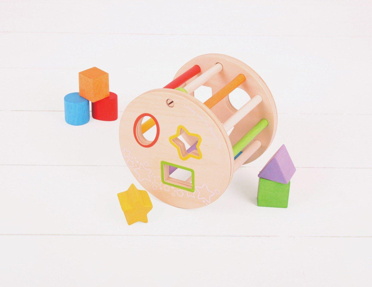 Bigjigs Toys First Rolling Shape Sorter