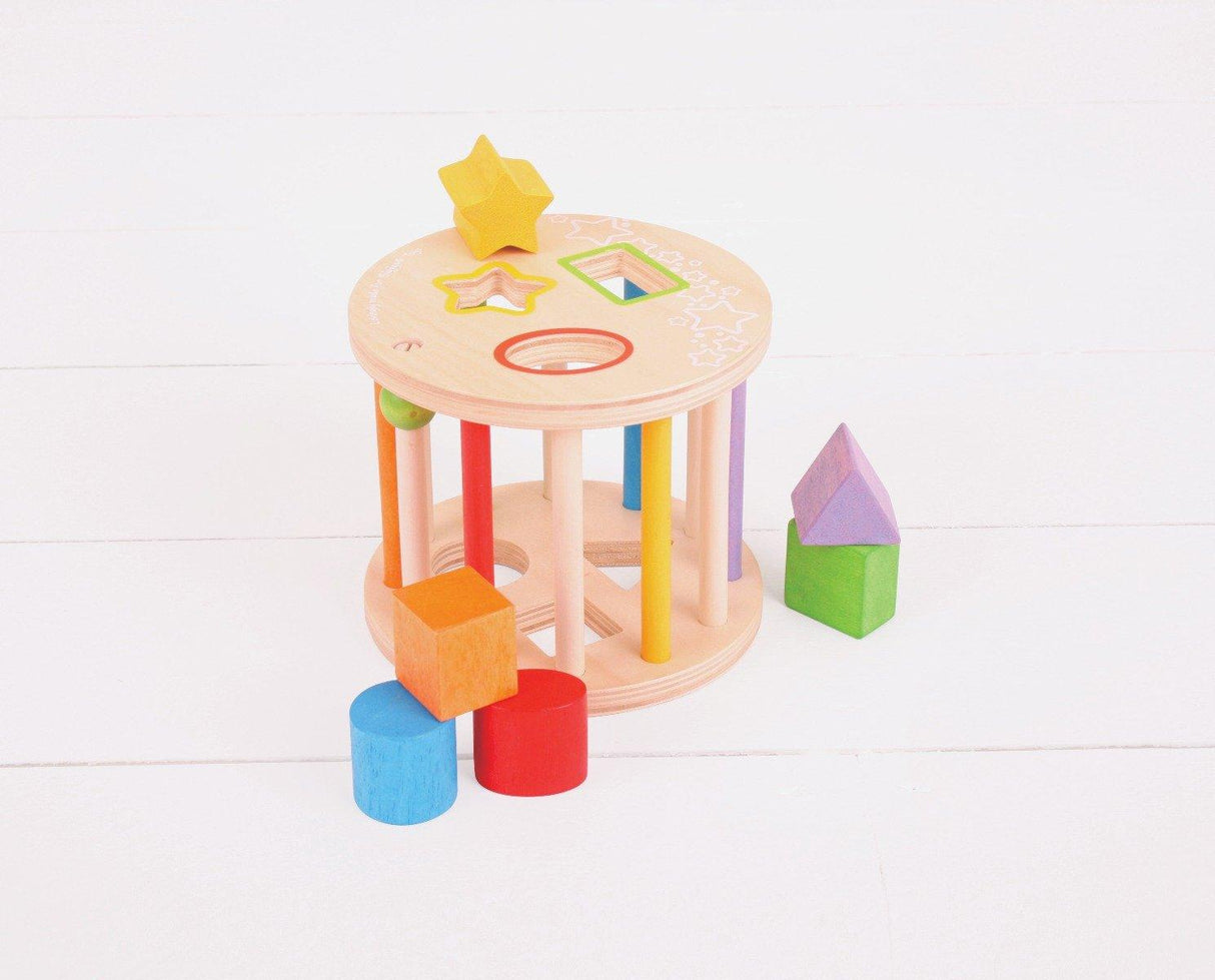 Bigjigs Toys First Rolling Shape Sorter