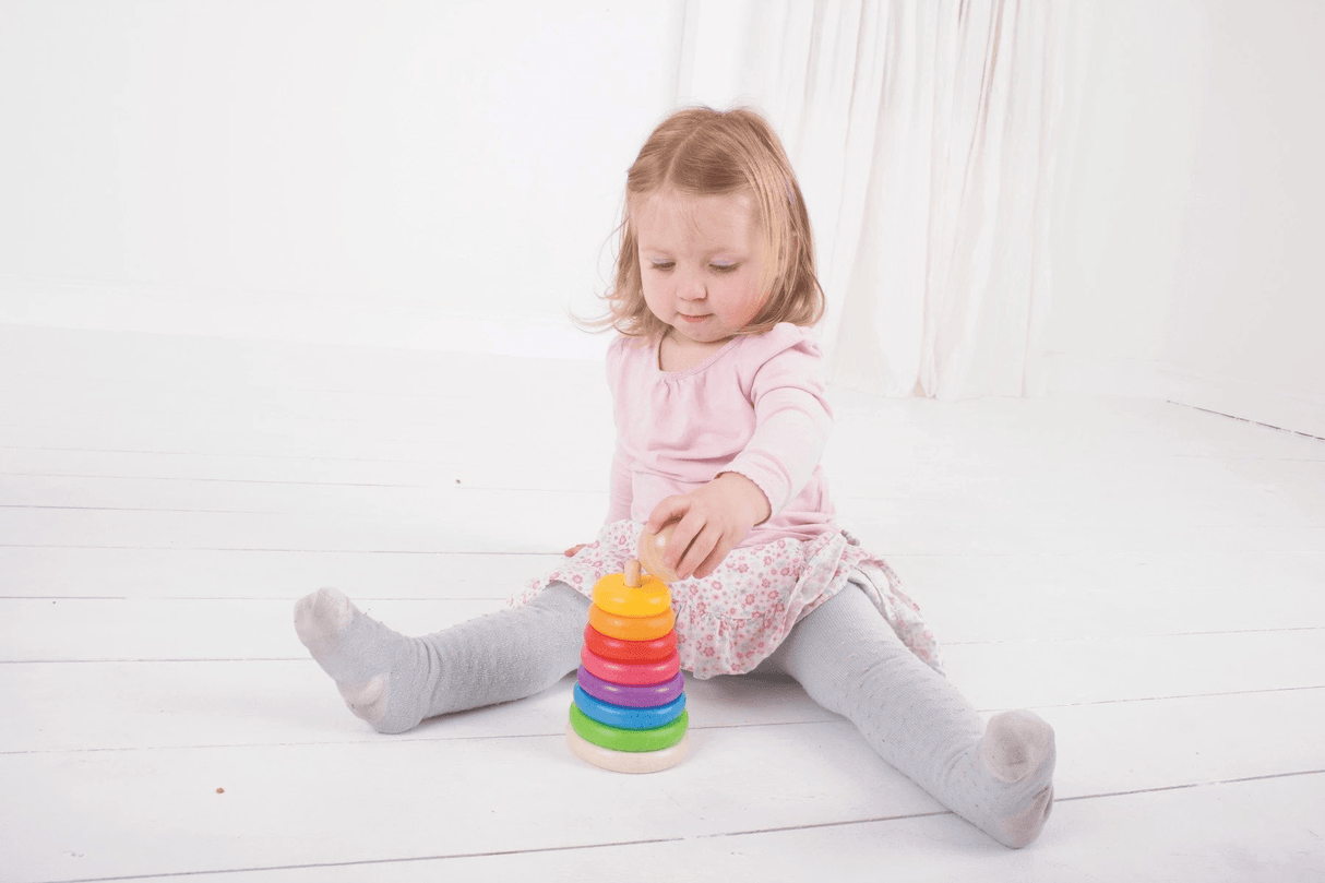 Bigjigs Toys First Rainbow Stacker