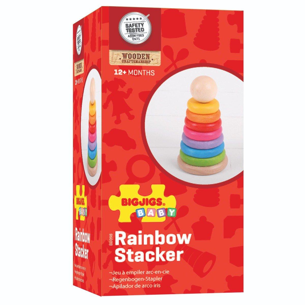 Bigjigs Toys First Rainbow Stacker