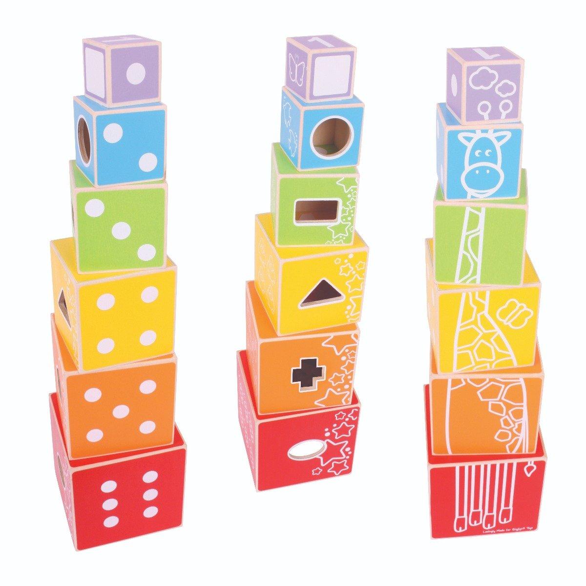 Bigjigs Toys Stacking Cubes