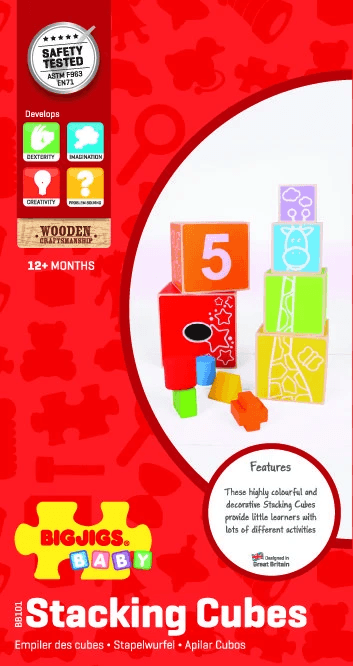 Bigjigs Toys Stacking Cubes