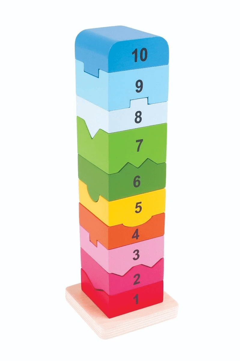 Bigjigs Toys Number Tower