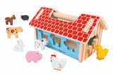 Bigjigs Toys Farmhouse Sorter