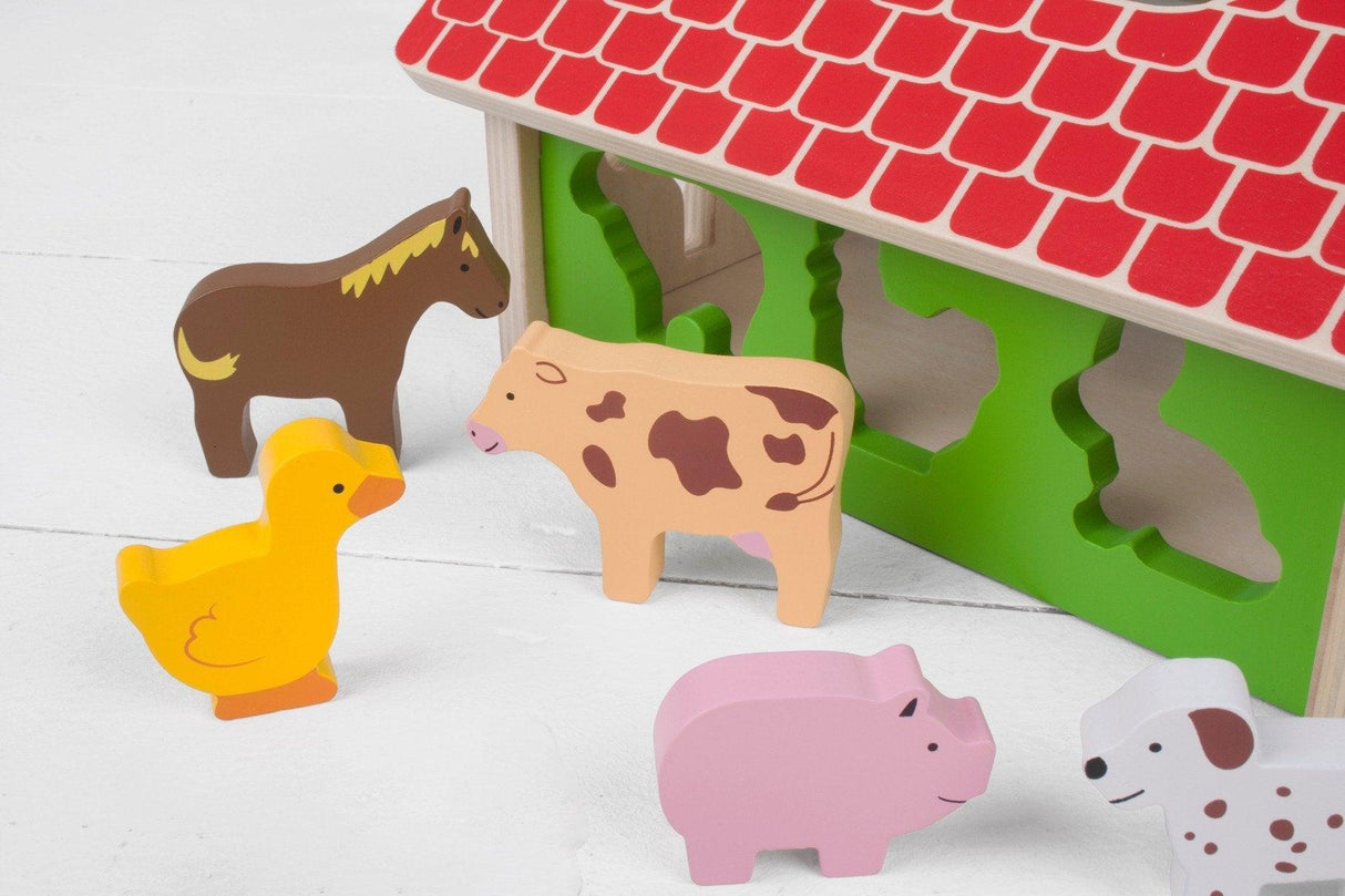 Bigjigs Toys Farmhouse Sorter