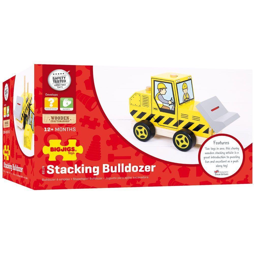 Bigjigs Toys Stacking Bulldozer