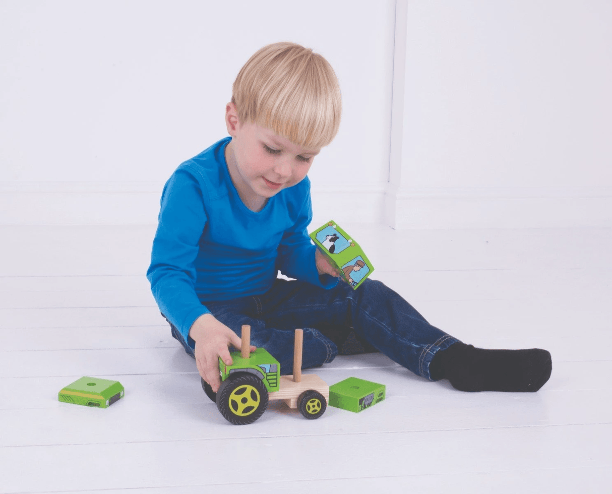 Bigjigs Toys Stacking Tractor