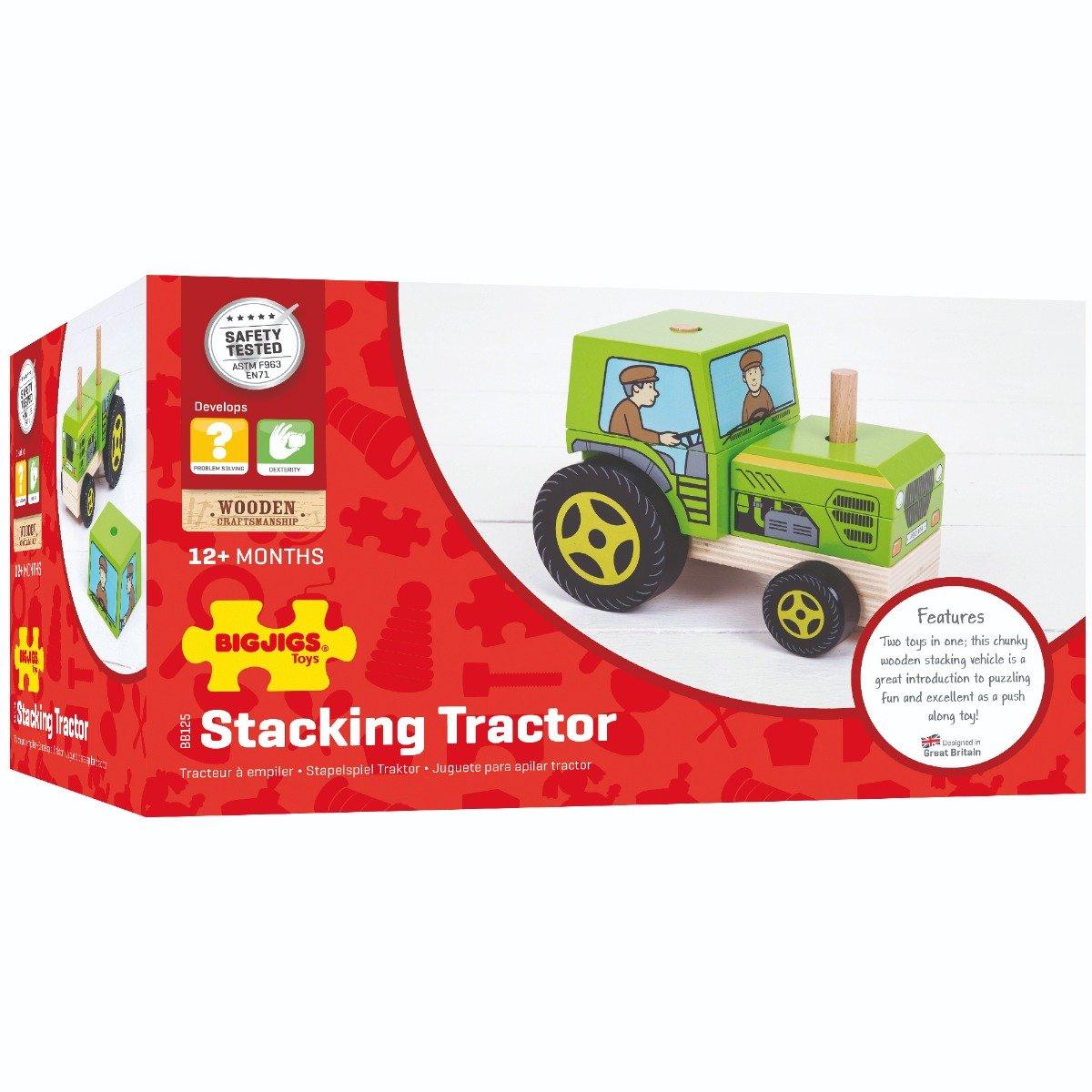 Bigjigs Toys Stacking Tractor