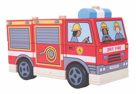 Bigjigs Toys Stacking Fire Engine