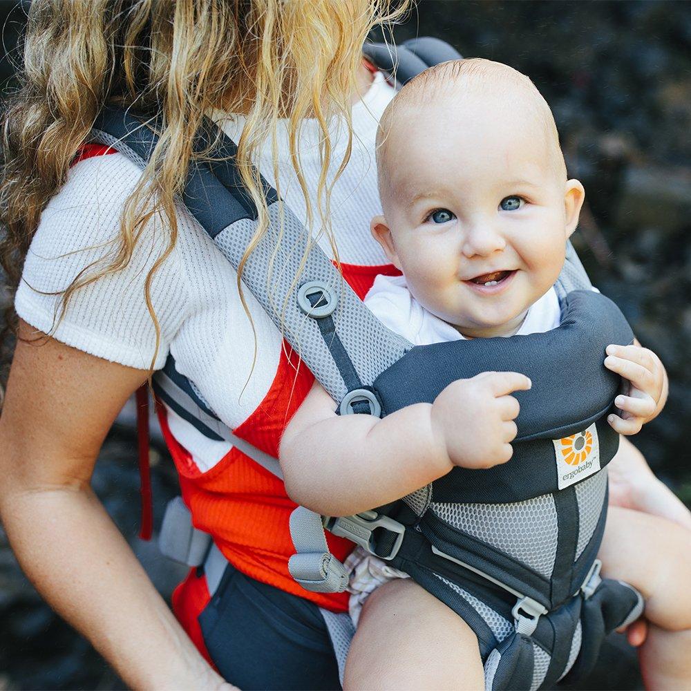 Ergobaby OMNI 360 Cool Air Mesh Baby Carrier - Carbon Grey