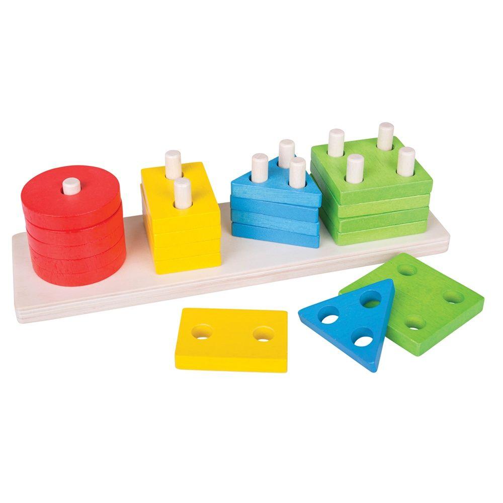 Bigjigs Toys Shape Peg Board