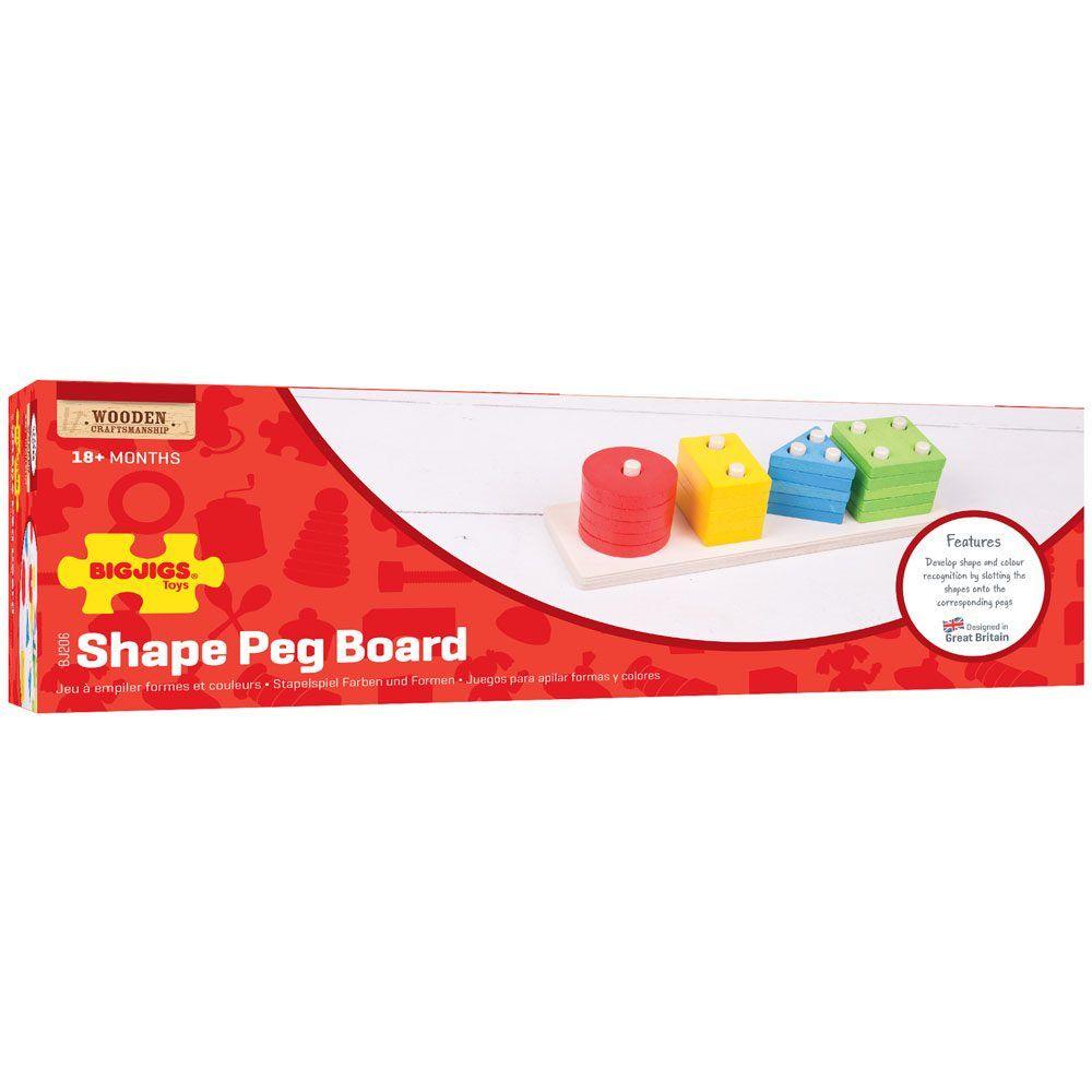 Bigjigs Toys Shape Peg Board