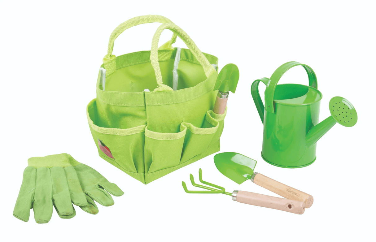 Bigjigs Toys Small Tote Bag with Garden Tools