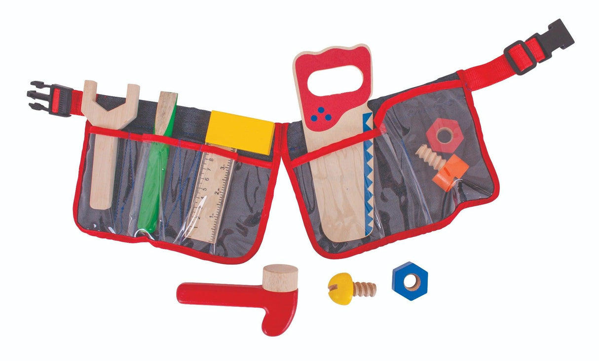 Bigjigs Toys Red Carpenters Belt