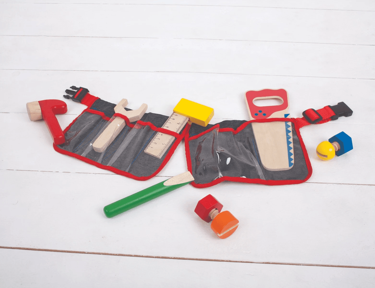 Bigjigs Toys Red Carpenters Belt