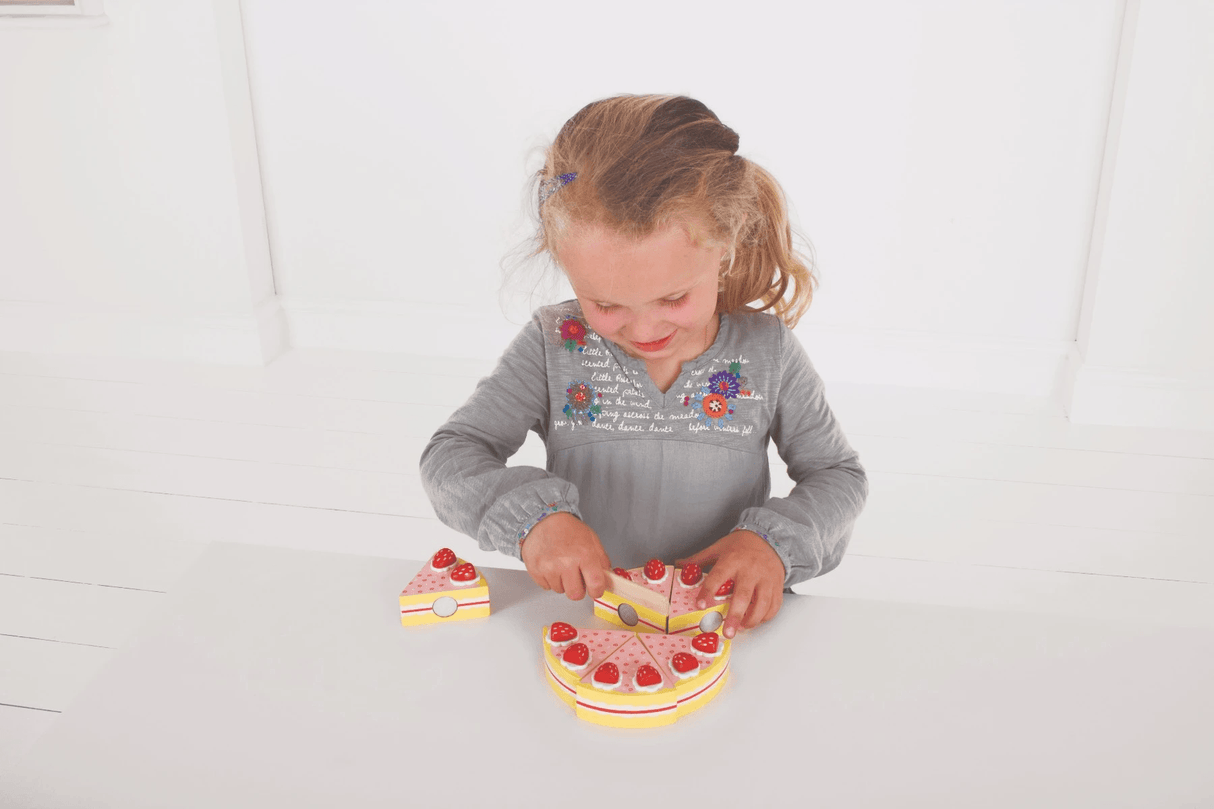 Bigjigs Toys Strawberry Party Cake