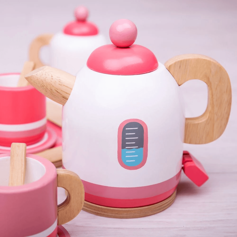 Bigjigs Toys Pink Kettle