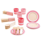 Bigjigs Toys Pink Dinner Service