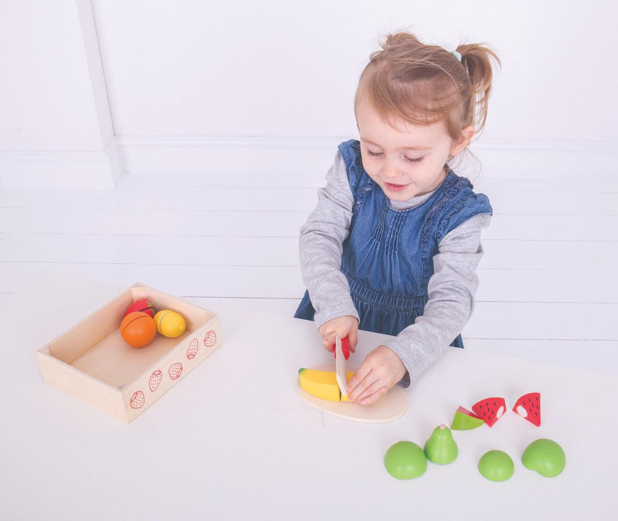 Bigjigs Toys Cutting Fruit Crate