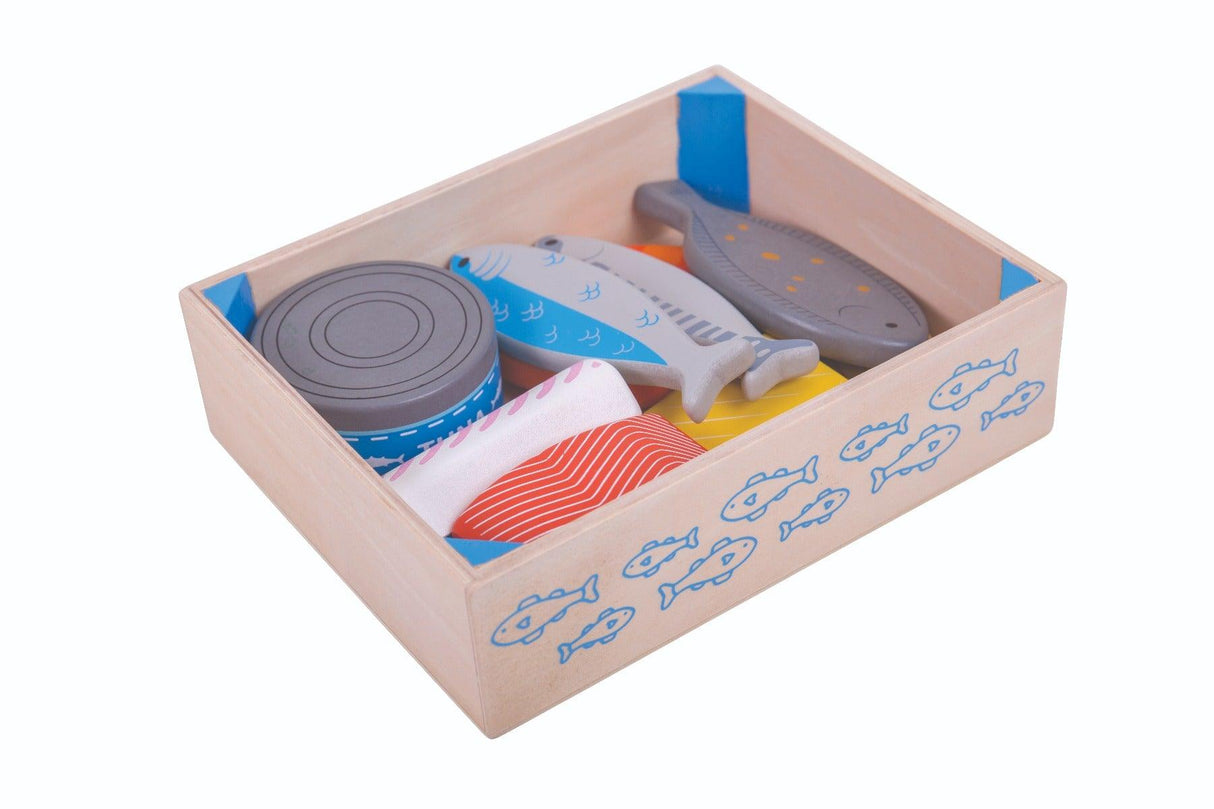 Bigjigs Toys Seafood Crate