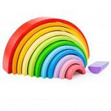 Bigjigs Wooden Stacking Rainbow - Large