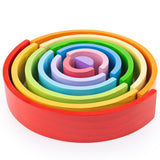 Bigjigs Wooden Stacking Rainbow - Large