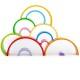 Bigjigs Wooden Stacking Rainbow - Large