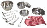 Bigjigs Toys Stainless Steel Kitchenware Set