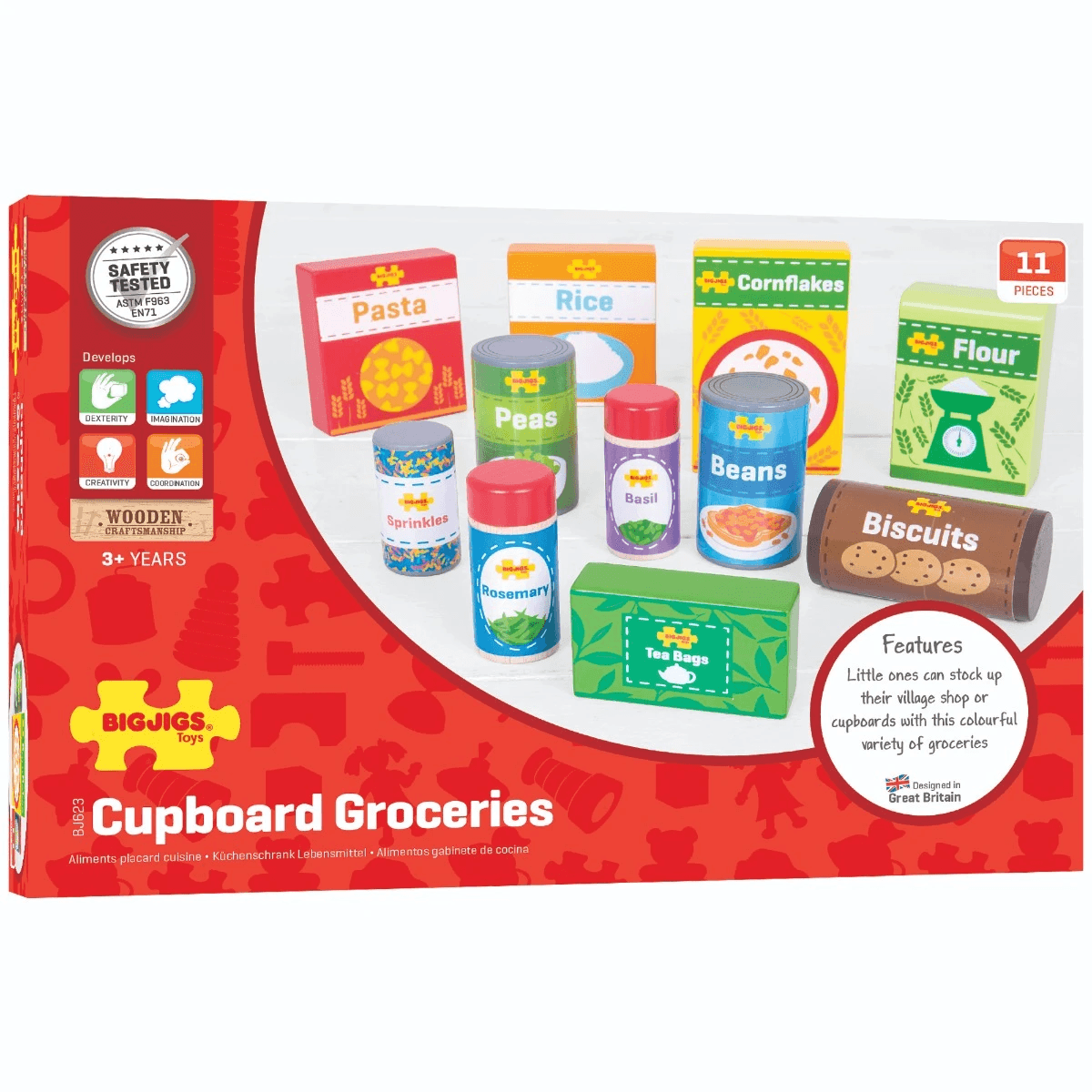 Bigjigs Toys Cupboard Groceries