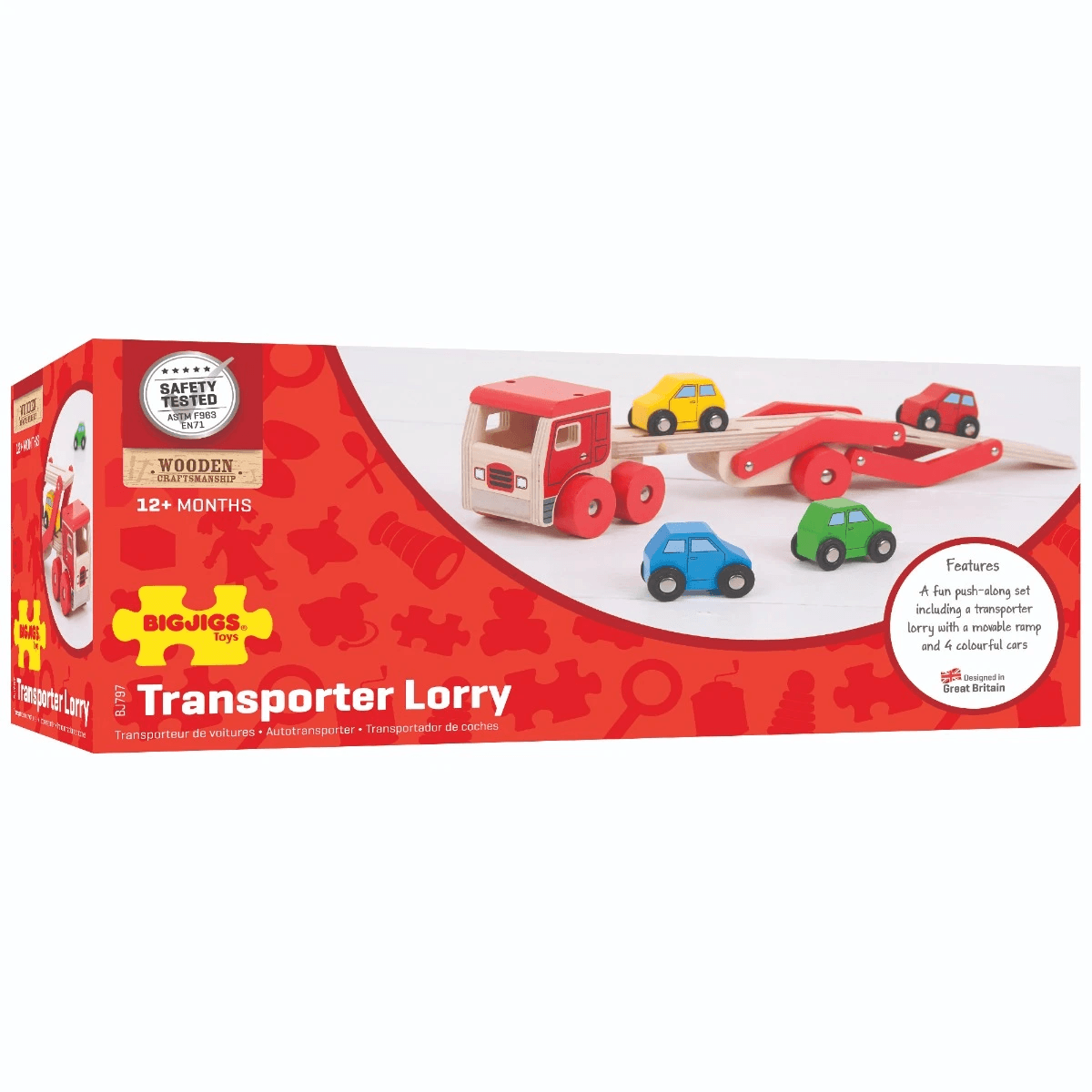 Bigjigs Toys Transporter Lorry