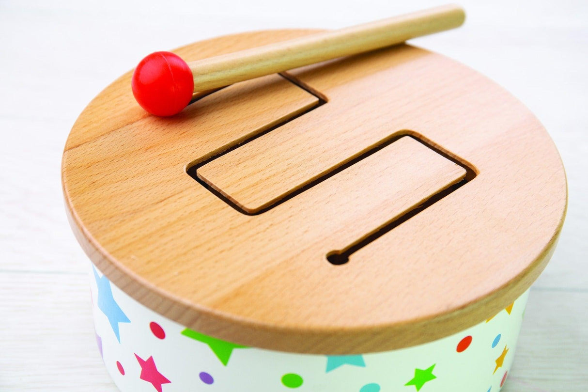 Bigjigs Toys Wood Drum