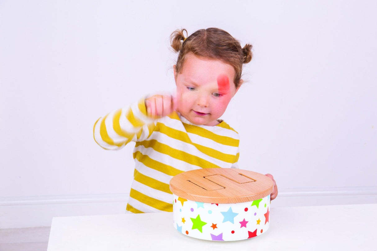 Bigjigs Toys Wood Drum