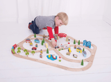 Bigjigs Rail Town and Country Train Set