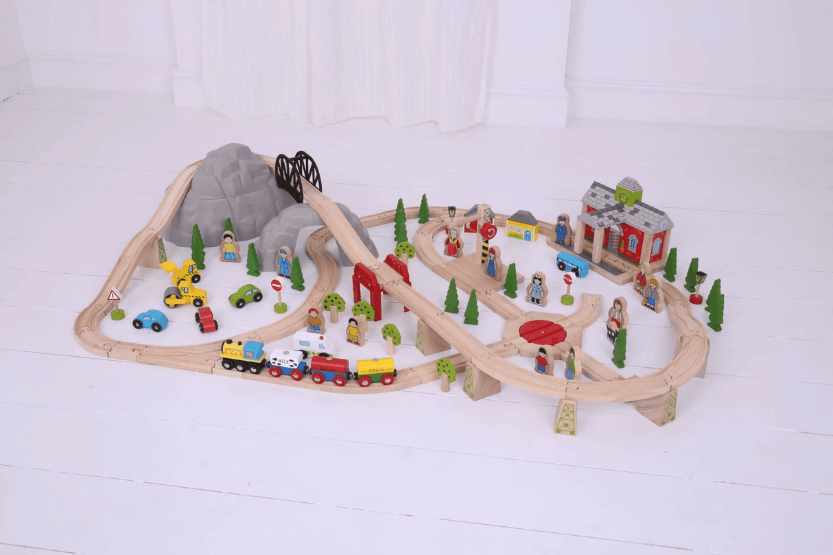 Bigjigs Rail Mountain Railway Train Set