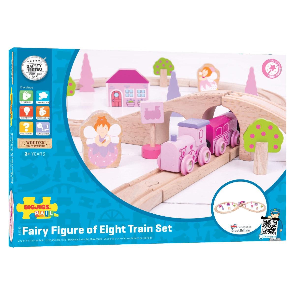 Bigjigs Rail Fairy Figure of Eight Train Set