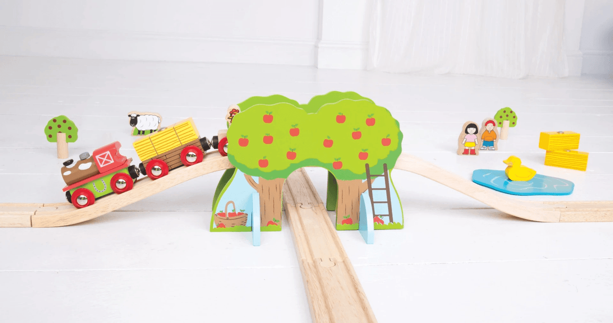 Bigjigs Rail Farm Train Set