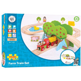 Bigjigs Rail Farm Train Set