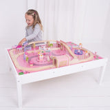 Bigjigs Rail Magical Train Set and Table