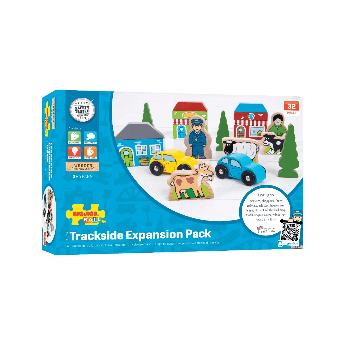 Bigjigs Rail Trackside Accessory Set