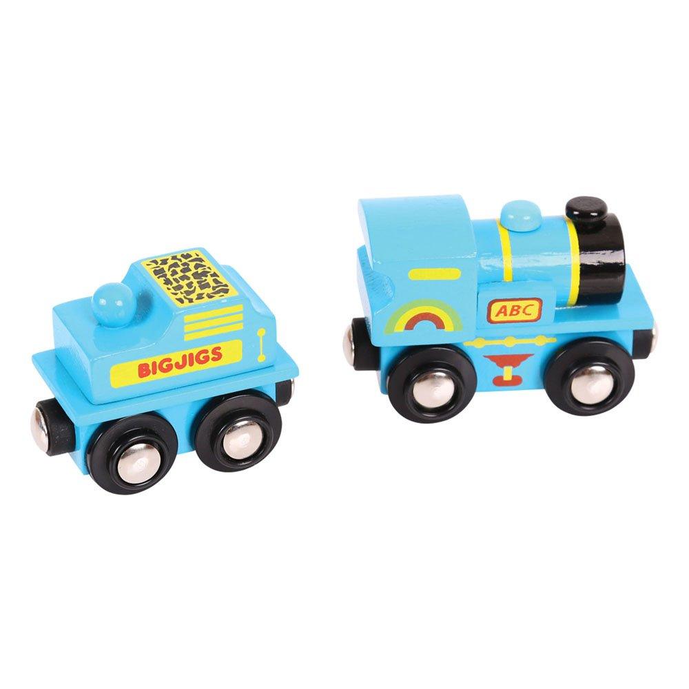 Bigjigs Rail Blue ABC Engine