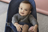 Babybjorn Bouncer Bliss - Blue Cotton