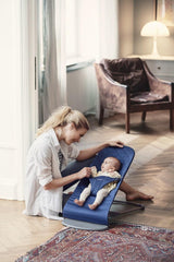 Babybjorn Bouncer Bliss - Blue Cotton