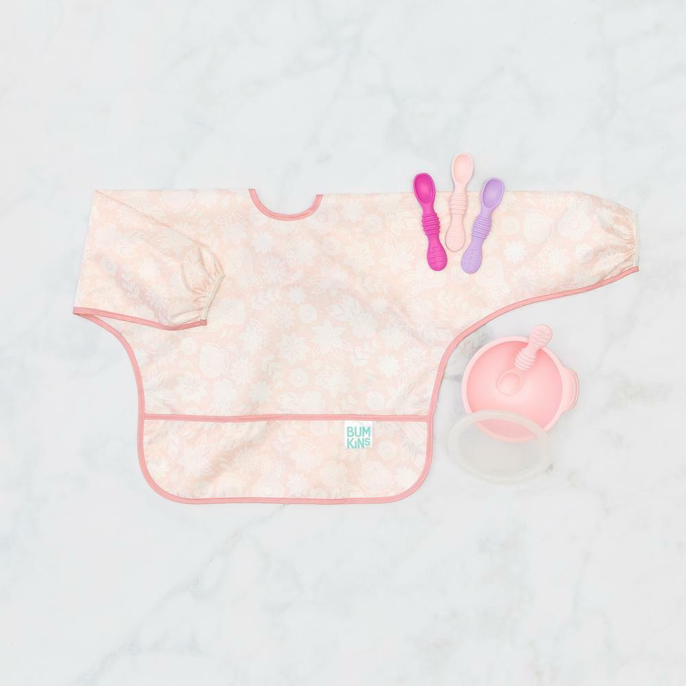 Bumkins Waterproof Sleeved Bib - Lace
