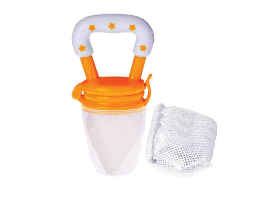 Cherub Baby Fresh Food Feeder With 3 Replacement Nets - Orange