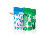 Cherub Baby Re-usable Food Storage Pouch 10pk Special Edition Green & Blue